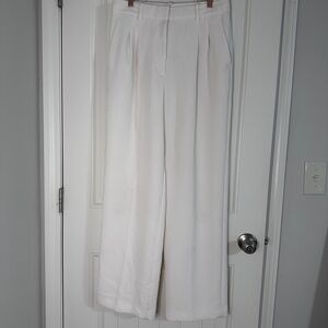 Wilfred Cream Wide-Leg Women's Pants